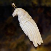 Архаичное украшение из кости - подвеска "Белый орел"
