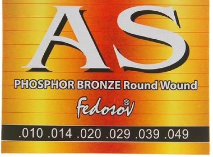 Струны PHOSPHORBRONZE Round Wound Extra Light ( .010-.049, 6 стр., бронзовая навивка на граненом кер